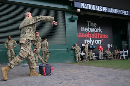 airmen tours baseball stadium