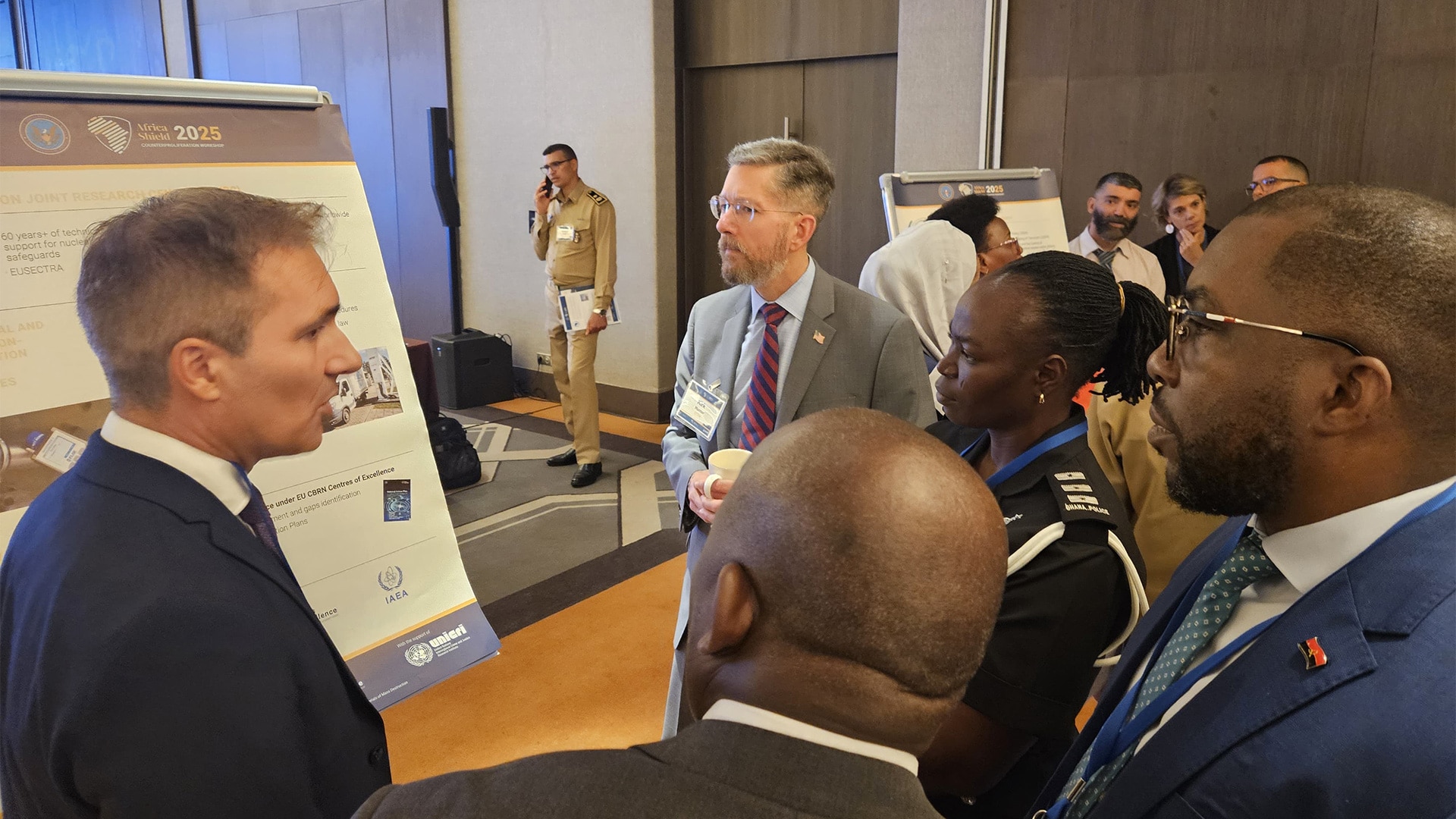 participants viewing a presentation