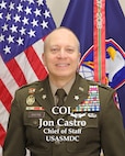 Col Jon Castro, Chief of Staff, USASMDC, official photo