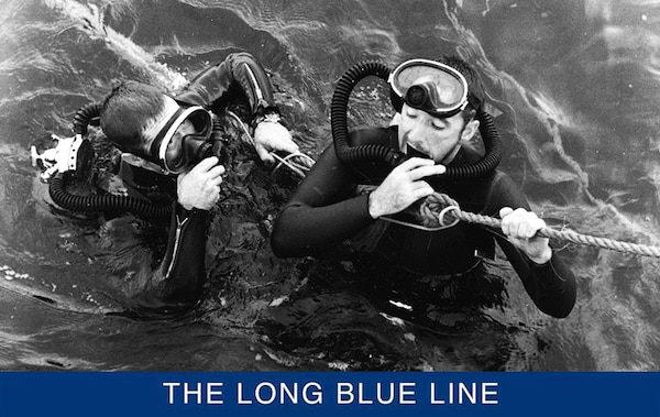 Divers deployed to Vietnam aboard the cutter Point Young. (U.S. Coast Guard)