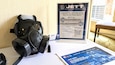 A table set up at the Next-Gen IP Industry Day displays information about JPEO-CBRND's Joint Enterprise Technology Tool (JETT).