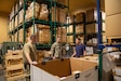 U.S. Army Staff Sgt. Preston Cook, a medical logistics specialist, Sgt. Marvin Wyler, a biomedical equipment specialist assigned to the 308th Medical Logistics Company, 145th Multifunctional Medical Battalion, 2nd Medical Brigade, and Mr. Ivan Cutler, a Logistics Specialist discuss inventory procedures at Sagami Supply Depot in Sagamihara, Japan July 14, 2025. Operation Patriot Press is a large-scale, multi-component logistics exercise that provides realistic training opportunities for the US Army Reserve, National Guard, and active-duty components to enhance their logistical acumen and readiness.