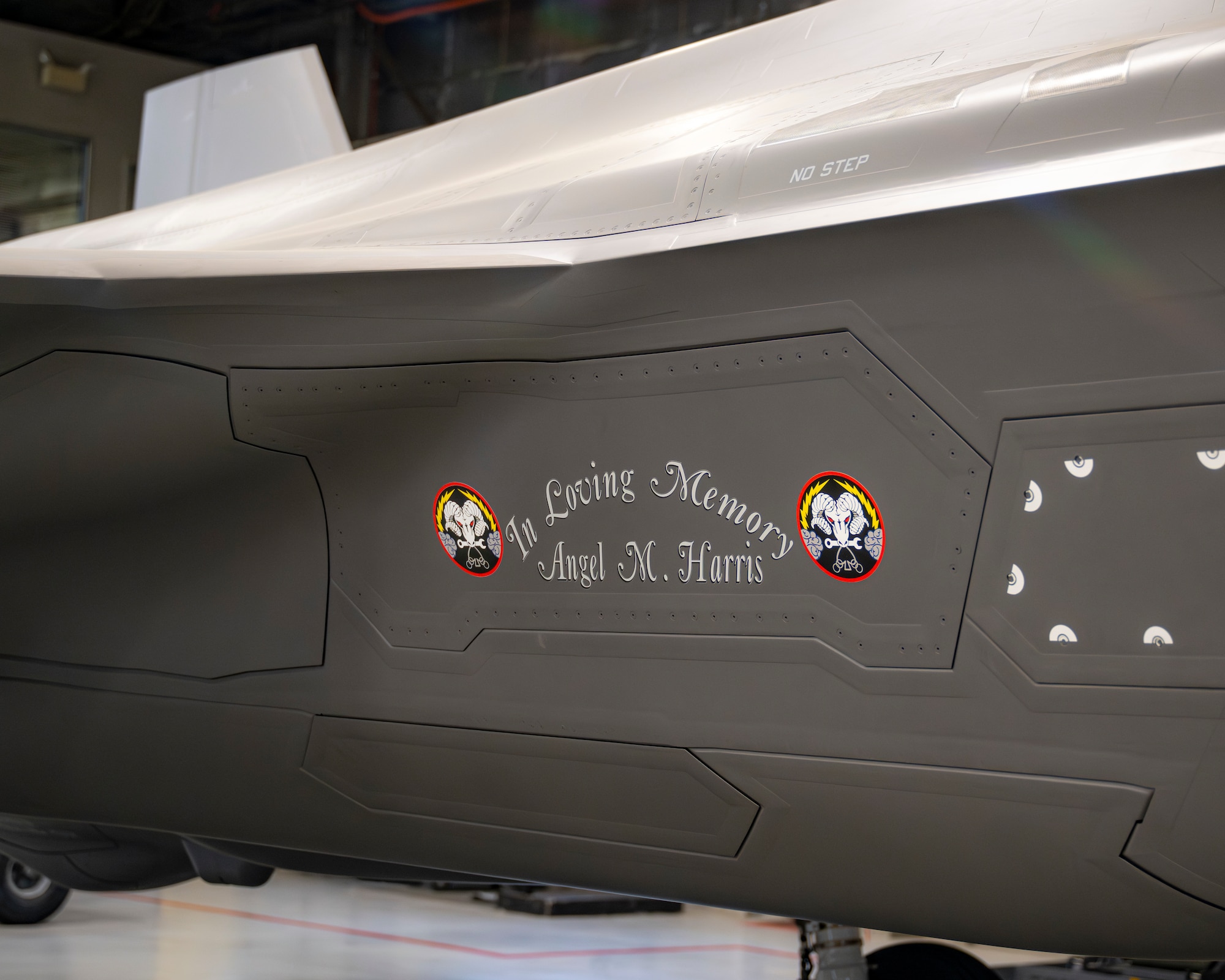 A photo of a memorial service for a 388th Fighter Wing Airman