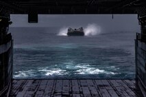 22nd MEU(SOC) | LCAC Onboard Operations Aboard USS San Antonio