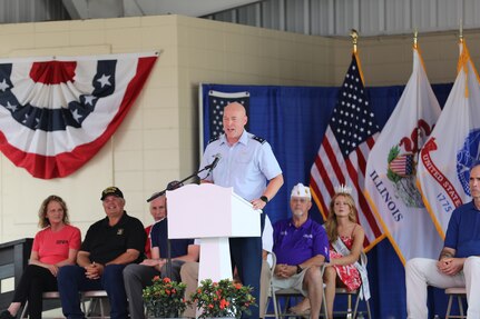 Maj. Gen. Daniel McDonough addresses Veterans and Gold Star Families Day