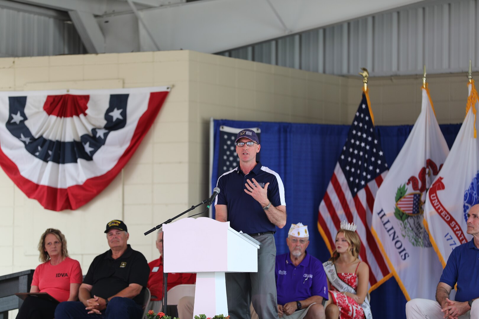 Retired Lt. Col. Loren Easter delivers keynote address