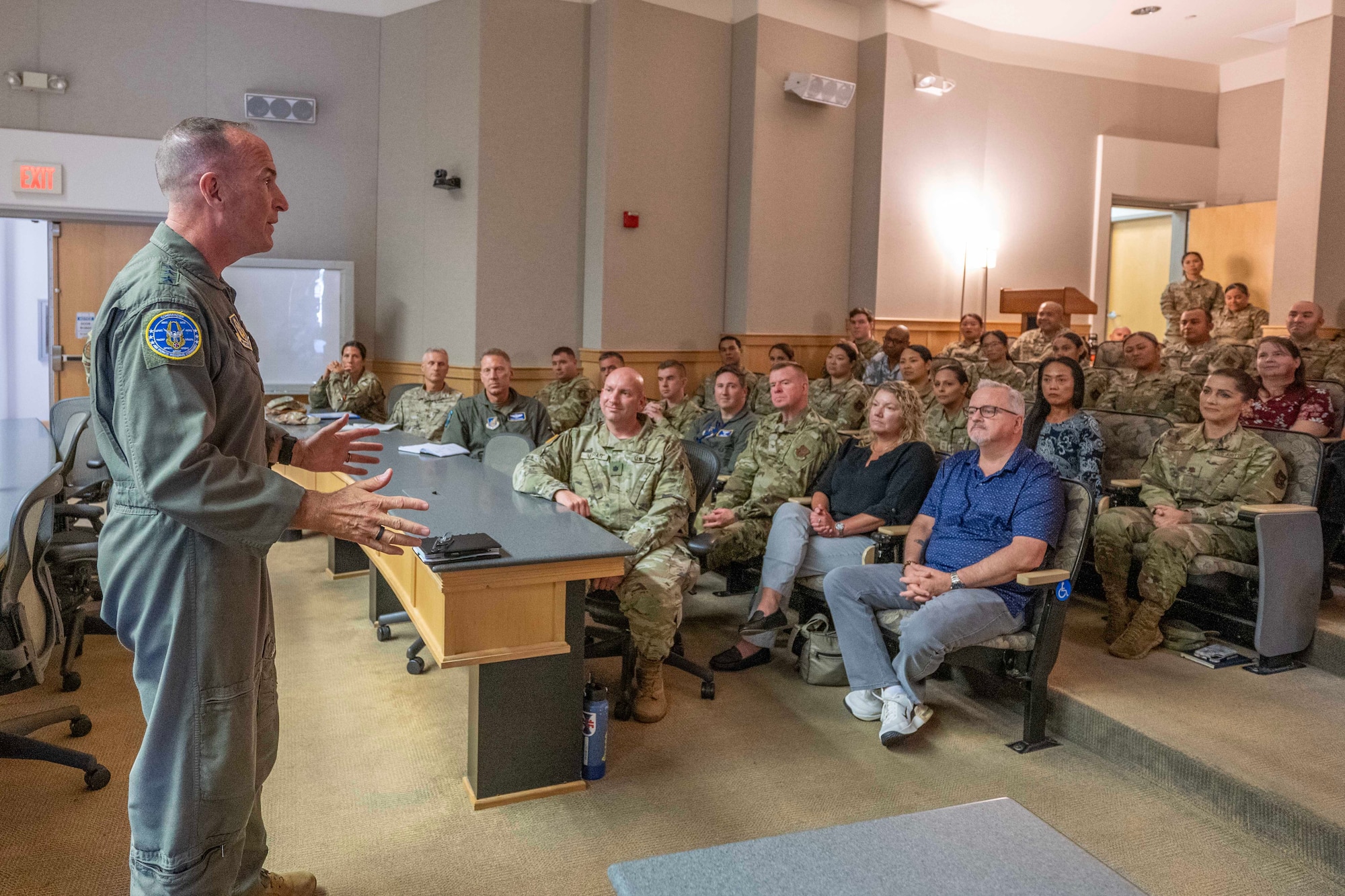 On August 14, Lt. Gen. John P. Healy, chief of the Air Force Reserve and commander of Air Force Reserve Command, along with AFRC Command Chief Master Sergeant Israel Nuñez, visited the 624th Regional Support Group at Joint Base Pearl Harbor-Hickam, Hawaii. During their visit, they recognized outstanding performers and highlighted the unit’s mission-critical role across the Pacific Theater.