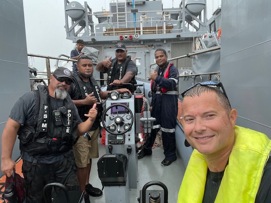 The U.S. Coast Guard and partners in Pohnpei State, Federated States of Micronesia, conduct the Federated States of Micronesia Search and Rescue (SAR) Exercise 2025 on July 31, 2025, demonstrating the value of recent enhancements in regional SAR capabilities and coordination.