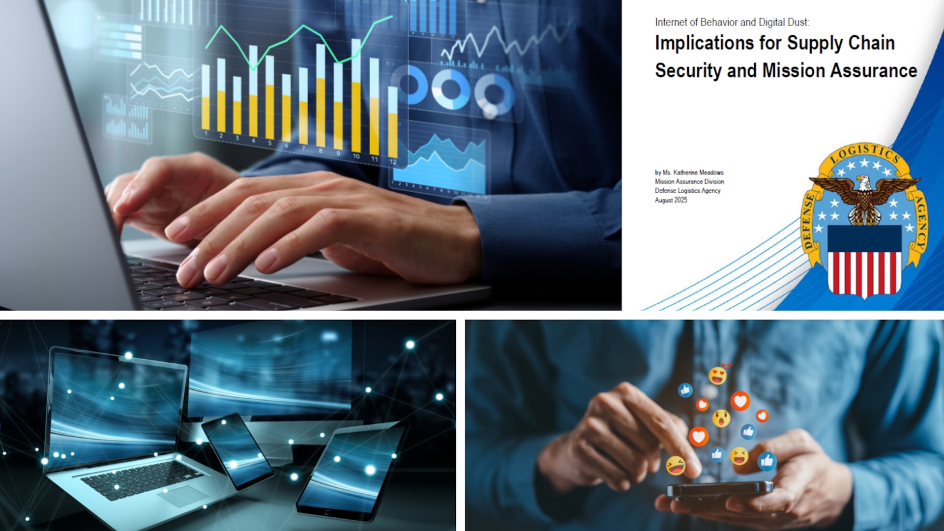 The Internet of Behavior draws from social media, internet-connected devices, communication patterns and purchasing behaviors to identify patterns of concern, such as financial stress or foreign influence.