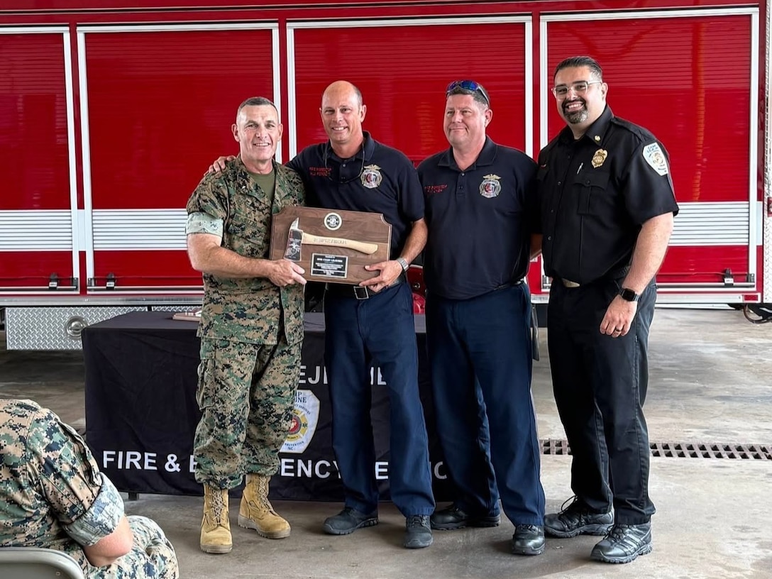 Camp Lejeune FESD Named 2024 Fire Department of the Year