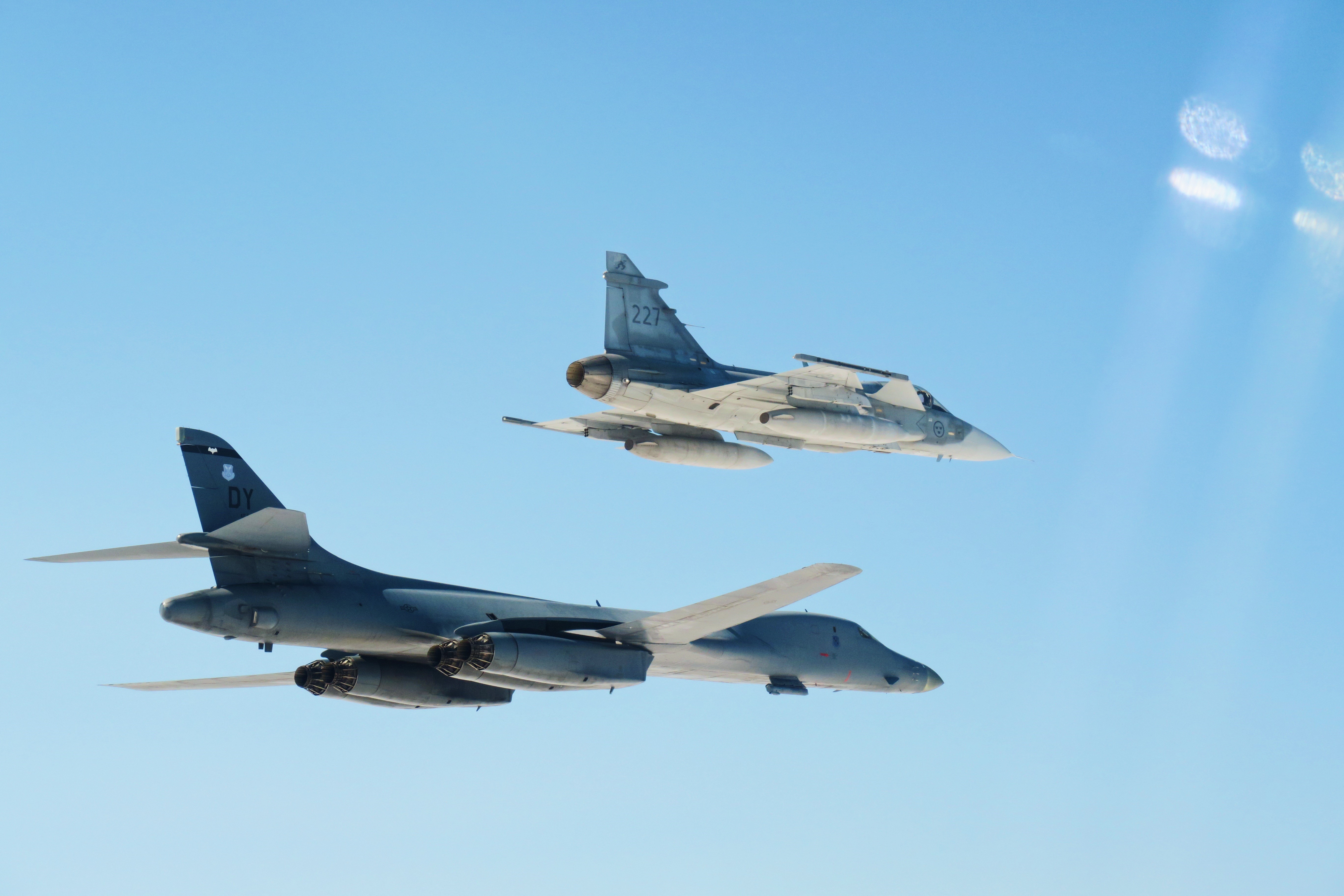 U.S., Allied aircraft fly together over Riga, Latvia – demonstrate ...