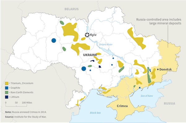 Ukraine Mineral Map