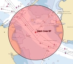 The Patapsco River has been closed to all vessel traffic between position coordinates 39°11.70'N, 076°31.71'W, near Swan Creek, and 39°12.6'N, 076°29.74'W, near Sparrows Point, and extending up to the former location of the Francis Scott Key Bridge, Aug 18, 2025. The closure was due to debris from an explosion on the M/V W-Sapphire.

(U.S. Coast Guard courtesy asset)