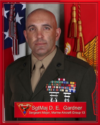 Portrait of Sergeant Major Douglas Gardner