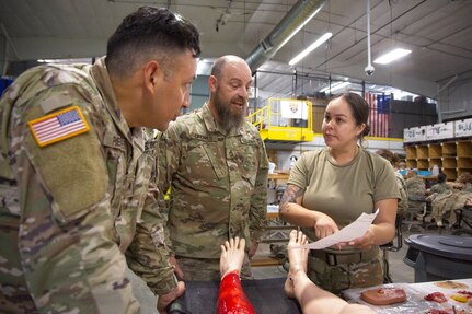 Army Reserve Soldier ensures 1,500 'wounded' mannequins show up where needed at training exercise Global Medic