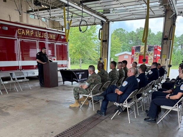 Camp Lejeune FESD Named 2024 Fire Department of the Year