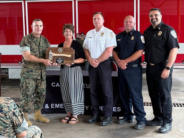 Camp Lejeune FESD Named 2024 Fire Department of the Year