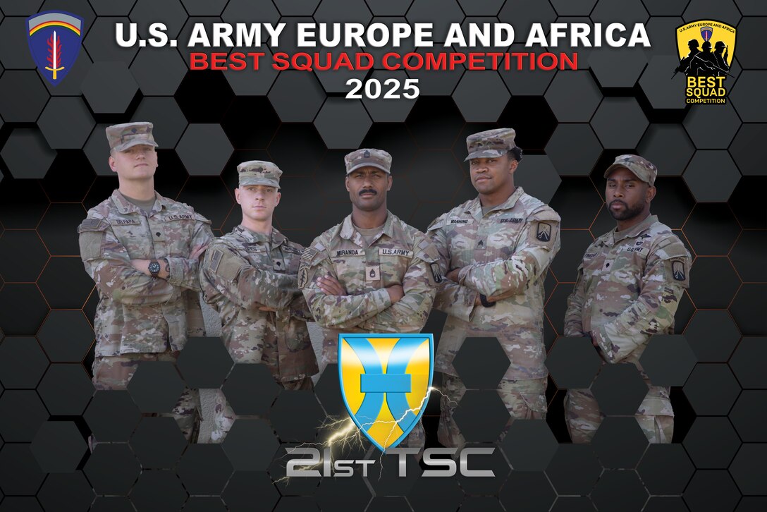 USAREUR-AF Best Squad Competition 2025 Teams