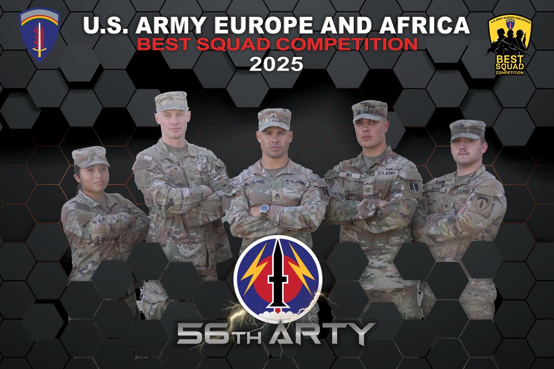 USAREUR-AF Best Squad Competition 2025 Teams