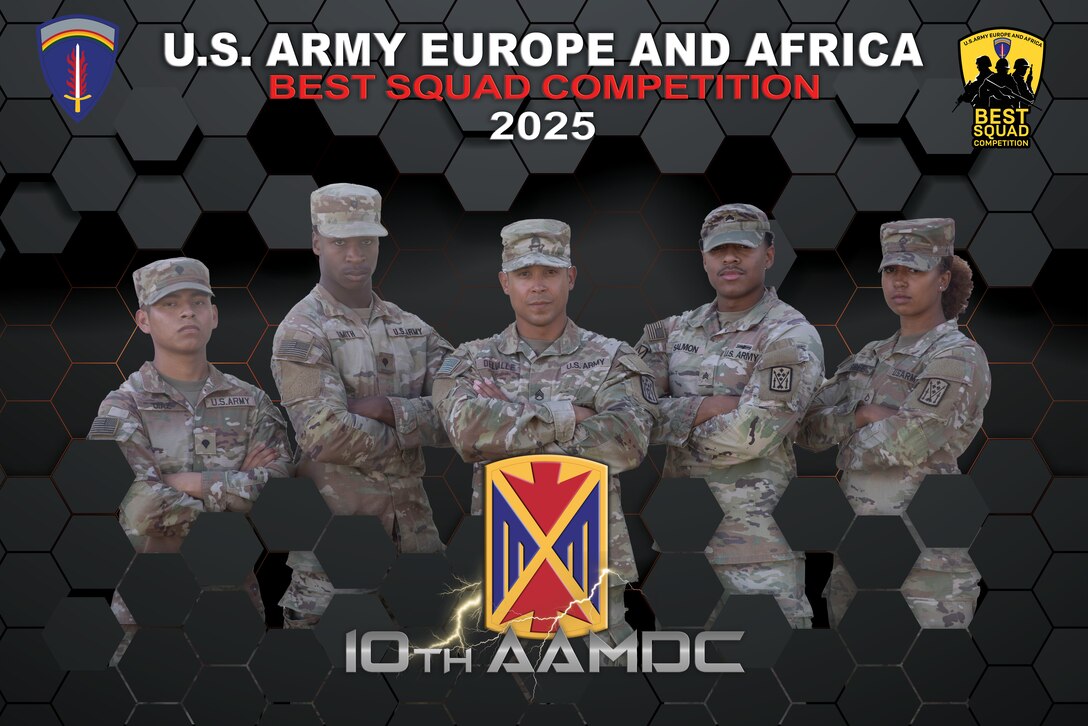 USAREUR-AF Best Squad Competition 2025 Teams
