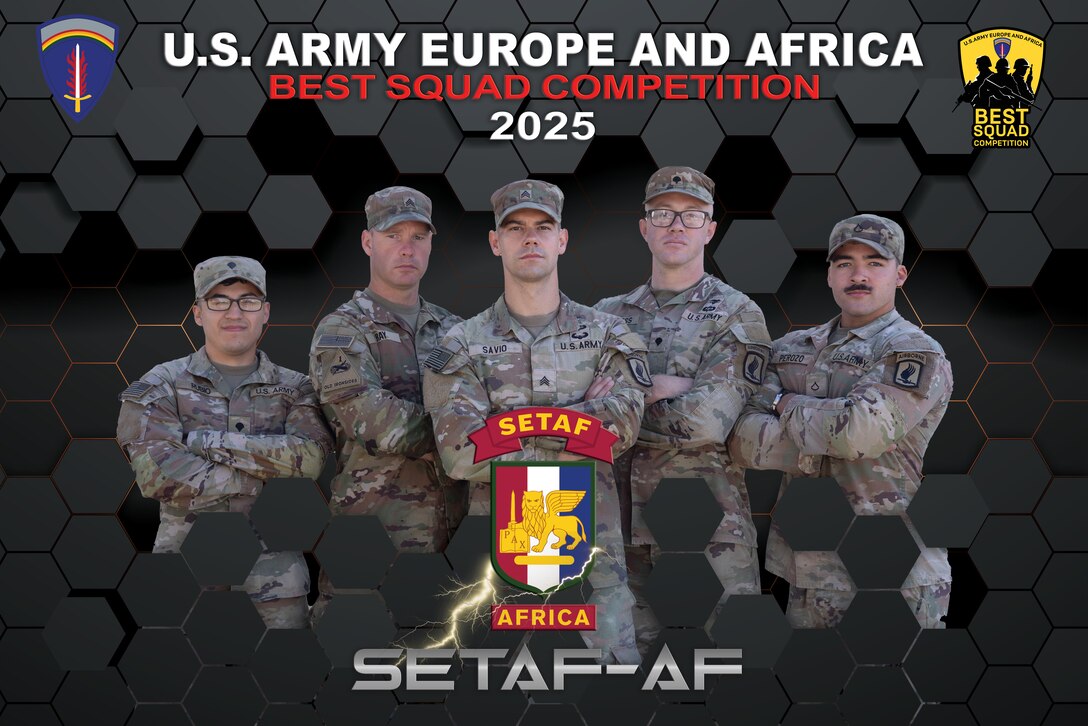 USAREUR-AF Best Squad Competition 2025 Teams