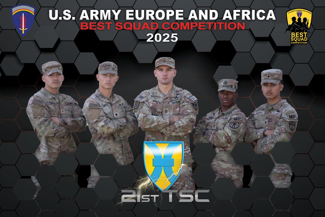 USAREUR-AF Best Squad Competition 2025 Teams