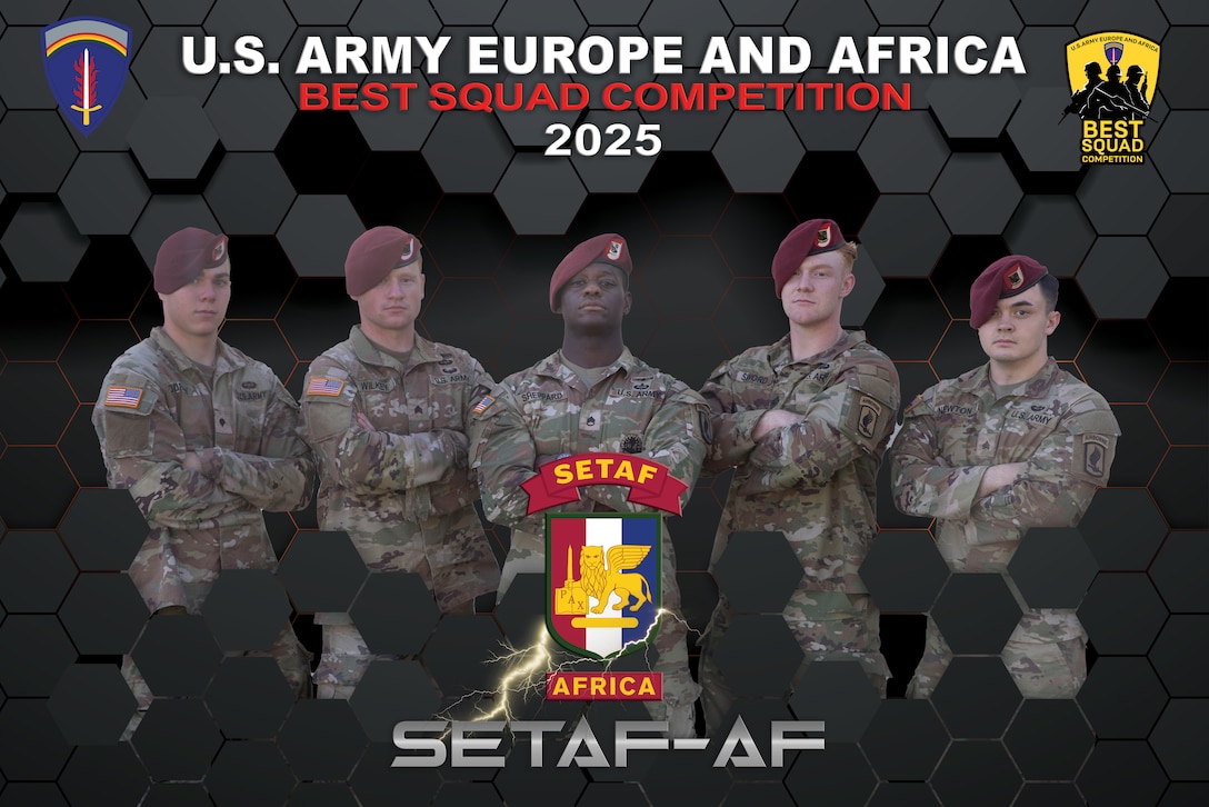 USAREUR-AF Best Squad Competition 2025 Teams