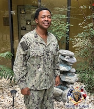 250818-D-JB216-5192 - Jacksonville, FL (August 19, 2025) His journey took him from chasing championships to chasing vital signs, as Chief Hospital Corpsman Adrian Paschal shifted from athlete to servicemember, finding a new way to compete, this time against time itself.