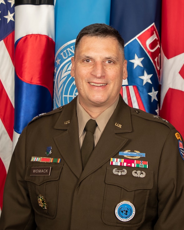 Maj. Gen. Dave Womack Official Photo