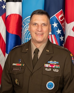 Maj. Gen. Dave Womack Official Photo