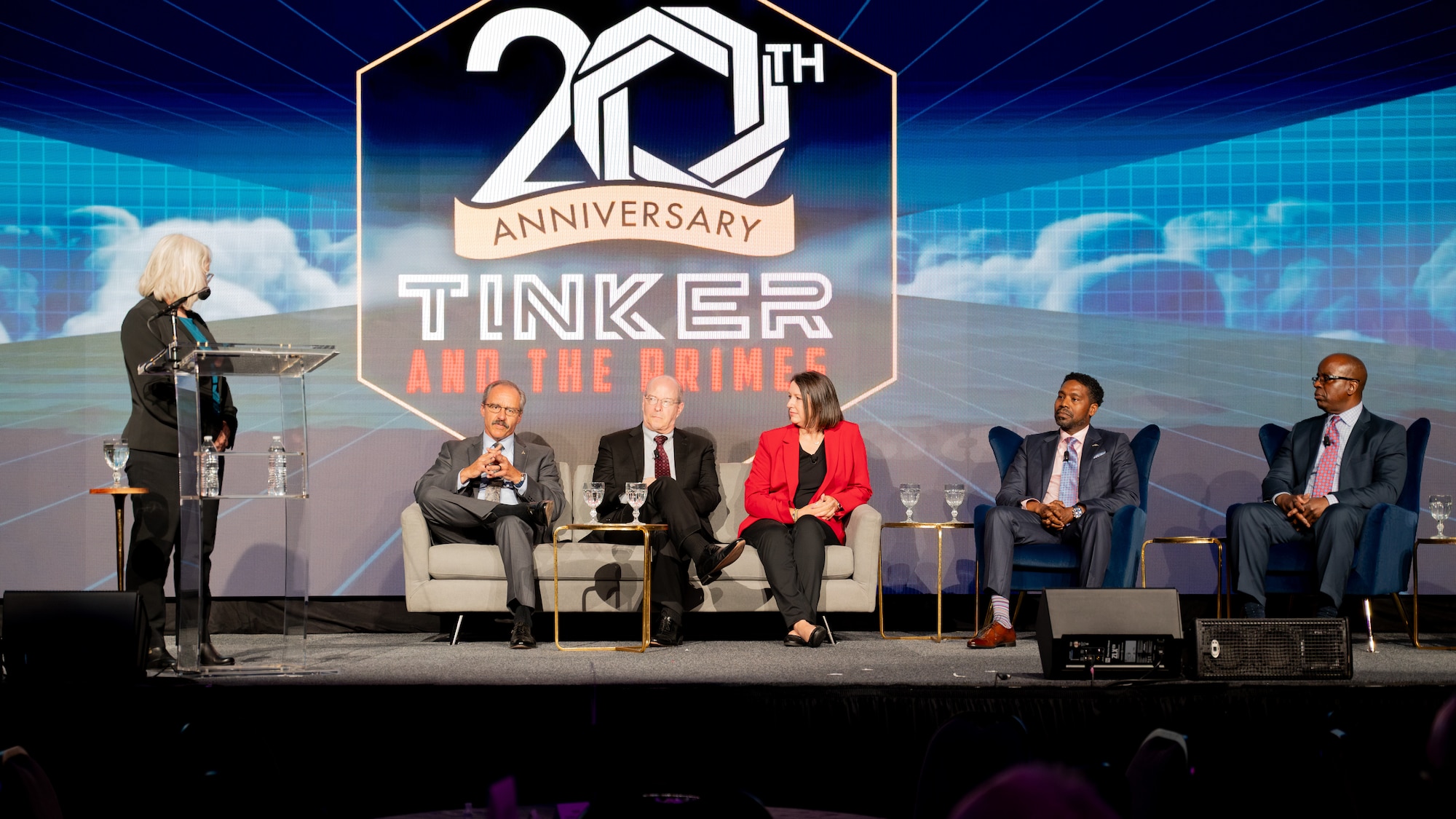 people participate in panel