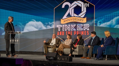 People participate in a panel