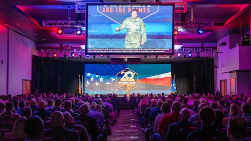 Gen speaks to audience