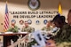 U.S. Army Sgt. Maj. of the Army Michael Weimer, center, speaks to Programa Integral para Suboficiales de Alta Jerarquía (PISAJ) 21 participants and facilitators from the U.S. and Colombian militaries about the roles and responsibilities of senior enlisted leaders at the U.S. Army Sergeants Major Academy at Fort Bliss, Texas, Aug. 18, 2025. PISAJ is a biannual, partner nation-funded initiative aligned with U.S. Southern Command’s Theater Campaign Plan and directly supports the Colombian army’s transformation to align its noncommissioned officer corps with globally recognized standards. (U.S. Army photo by Staff Sgt. Joshua Taeckens)