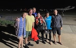 A Coast Guard Air Station Houston MH-65 Dolphin helicopter aircrew rescued eight people aboard a vessel 40 miles south of Galveston, Texas, May 28, 2024. Weather conditions at the time of the rescues were 30 knot winds and 8-foot seas.
