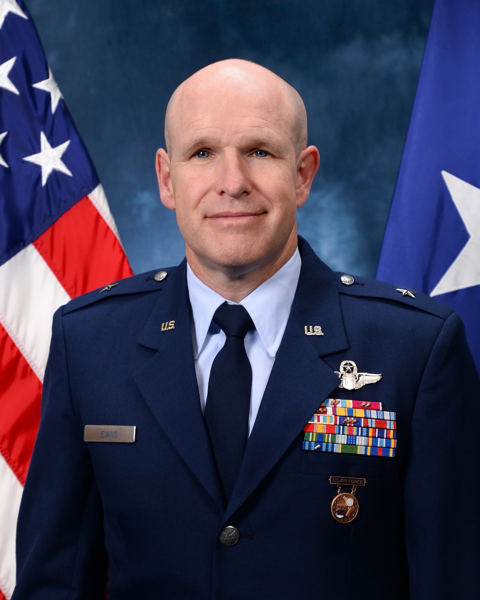 Brigadier General Nicholas Evans, U.S. Air Force Academy vice superintendent, official photo.