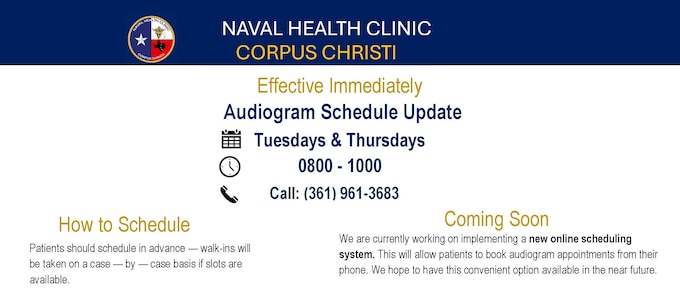 Updated Audiogram Schedule