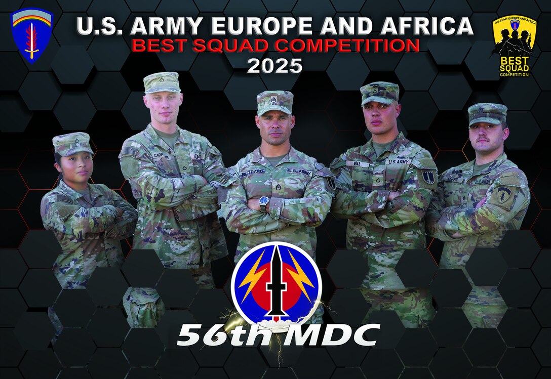 U.S. Army Europe and Africa's Best Squad Competition 2025 Team