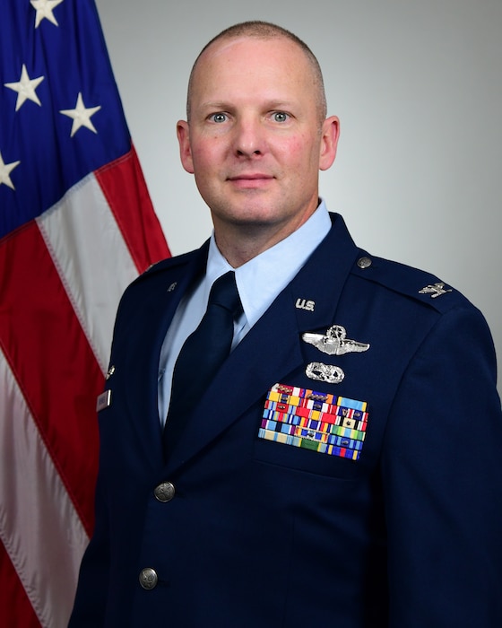 Colonel Matthew Brenner, Deputy Commander of the 105th Airlift Wing, official headshot.