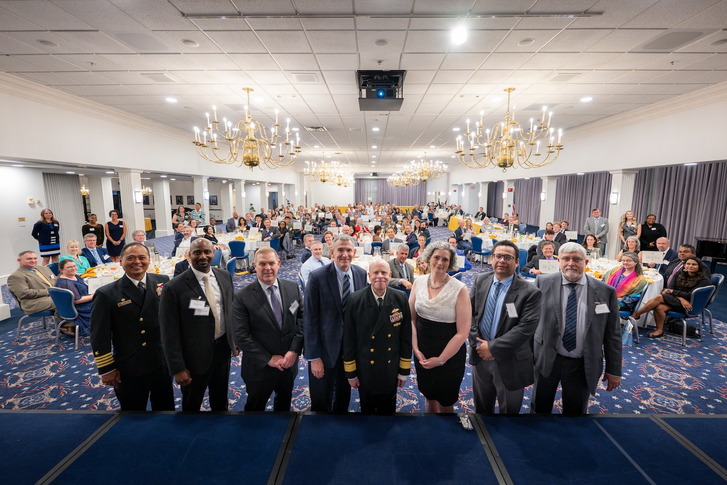 The U.S. Naval Research Laboratory (NRL) recognized the 2024 Alan Berman Research Publication, Edison (Patent), and Technology Transfer & Transition Awards recipients during a dinner at Joint Base Anacostia-Bolling Officers’ Club, Washington, D.C., Aug. 15. Photo by Sarah Peterson.