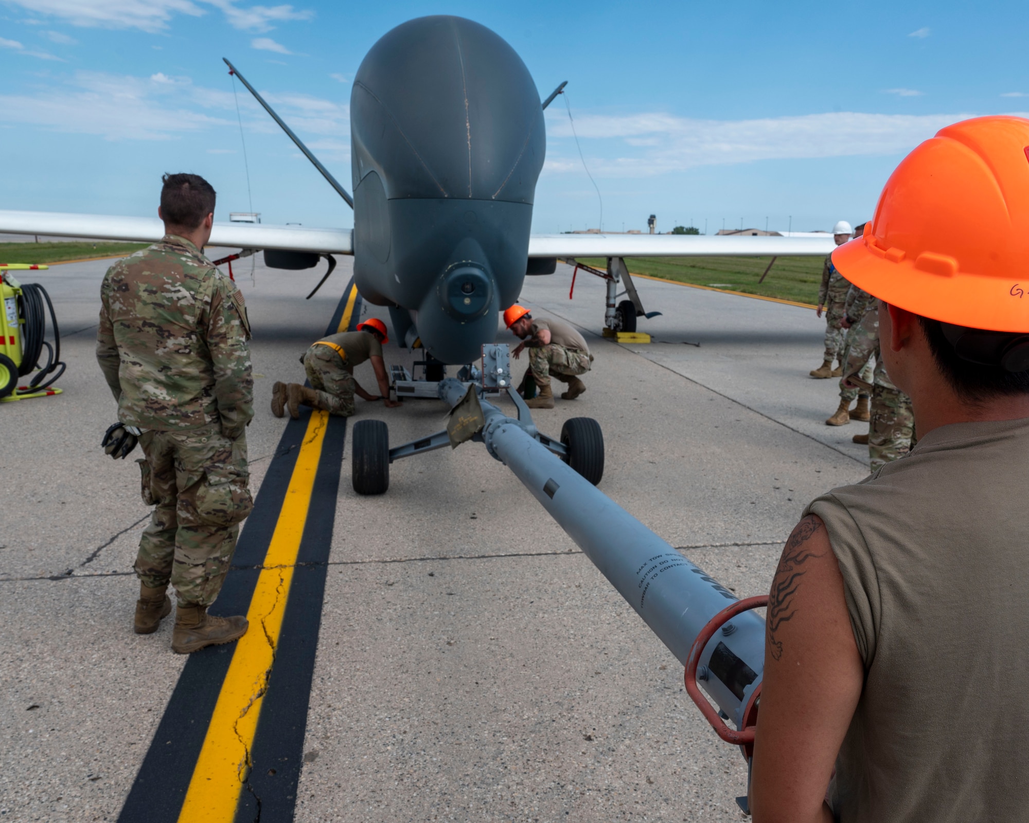 319th Aircraft Maintenance Squadron exercises RQ-4 Global Hawk aircraft recovery