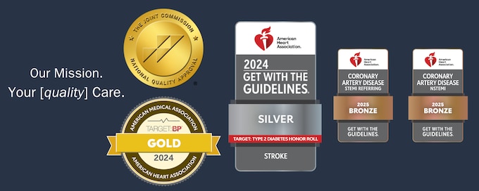 MOMMC healthcare quality awards from the Joint Commission and the American Heart Association