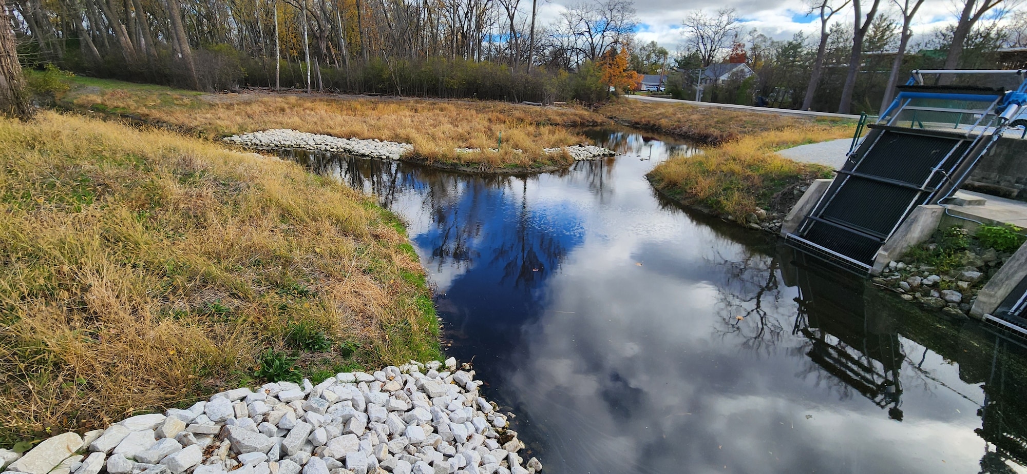 Picture of a retention dam