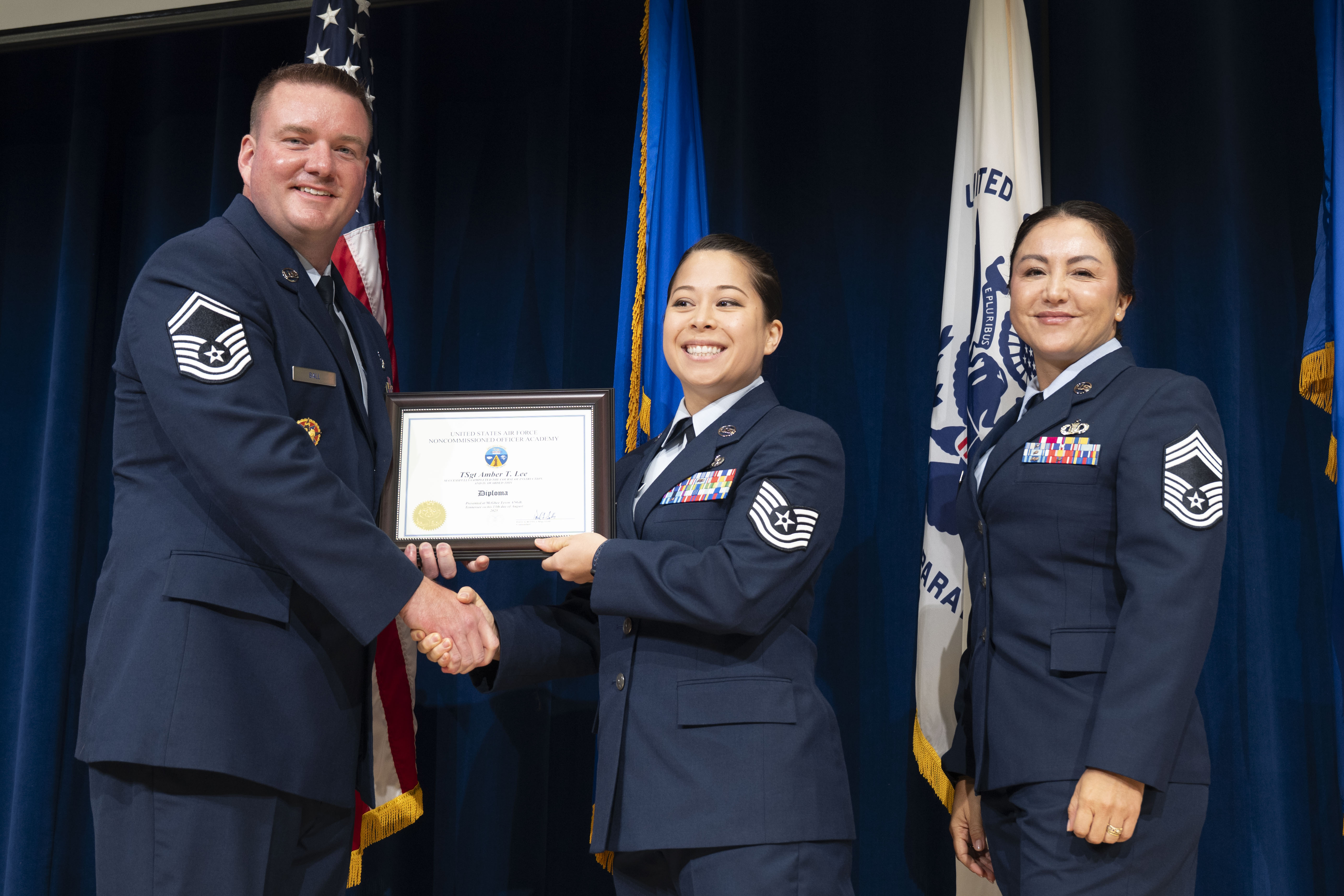 NCOA class 25-E graduation