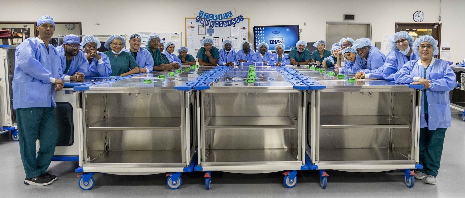 Members of Walter Reed’s Sterile Processing Team plays a critical role in every surgery and procedure at the President’s Hospital.