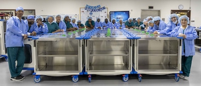 Members of Walter Reed’s Sterile Processing Team plays a critical role in every surgery and procedure at the President’s Hospital.