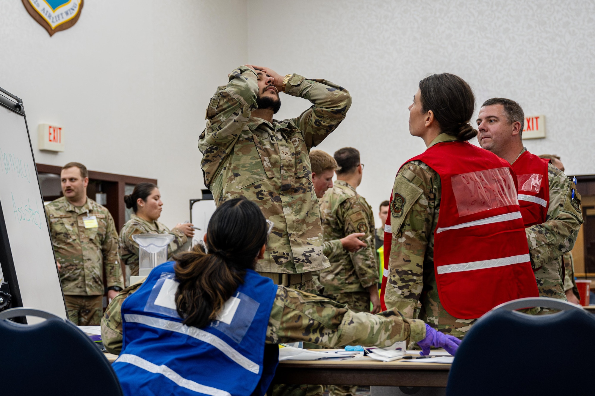 simulated aggravated patient