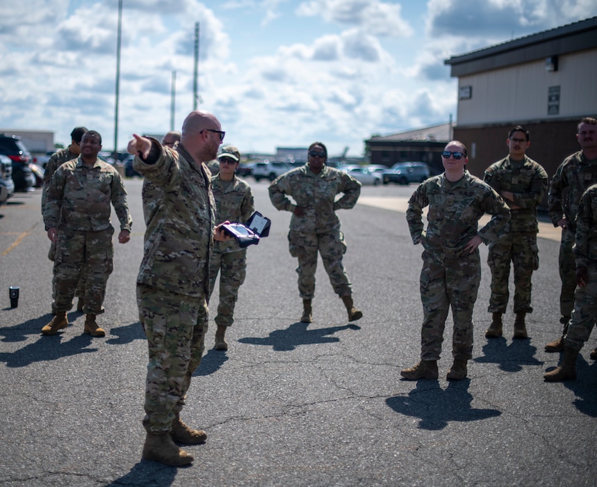 Airman directs group