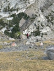 A HH60M Black Hawk medical evacuation helicopter of the Montana Army National Guard’s 1-189th General Support Aviation Battalion rescues three hikers from the Princess Lake area of the Absaroka-Beartooth Wilderness on Aug 17, 2025.