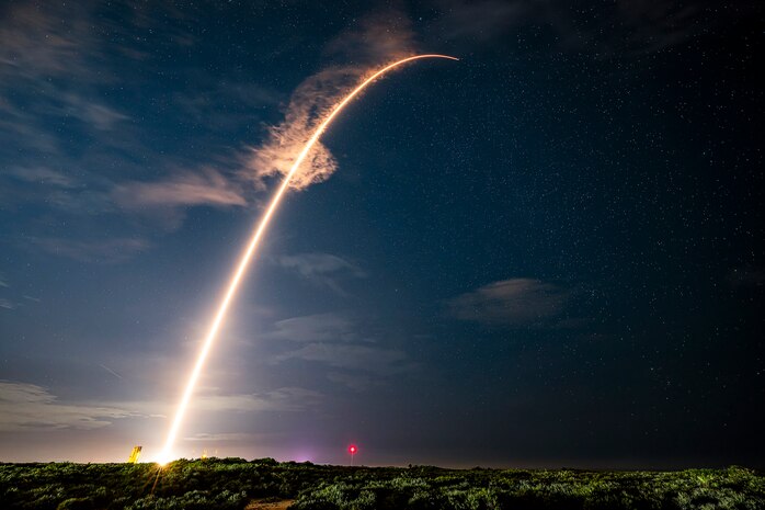 X-37B Mission 8 launches from Kennedy Space Center pad 39A.